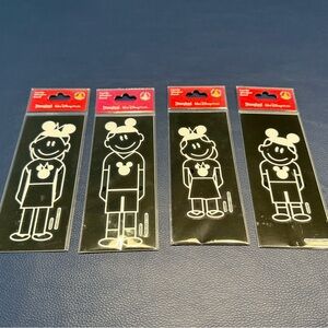 Disney Red and White Window Decals